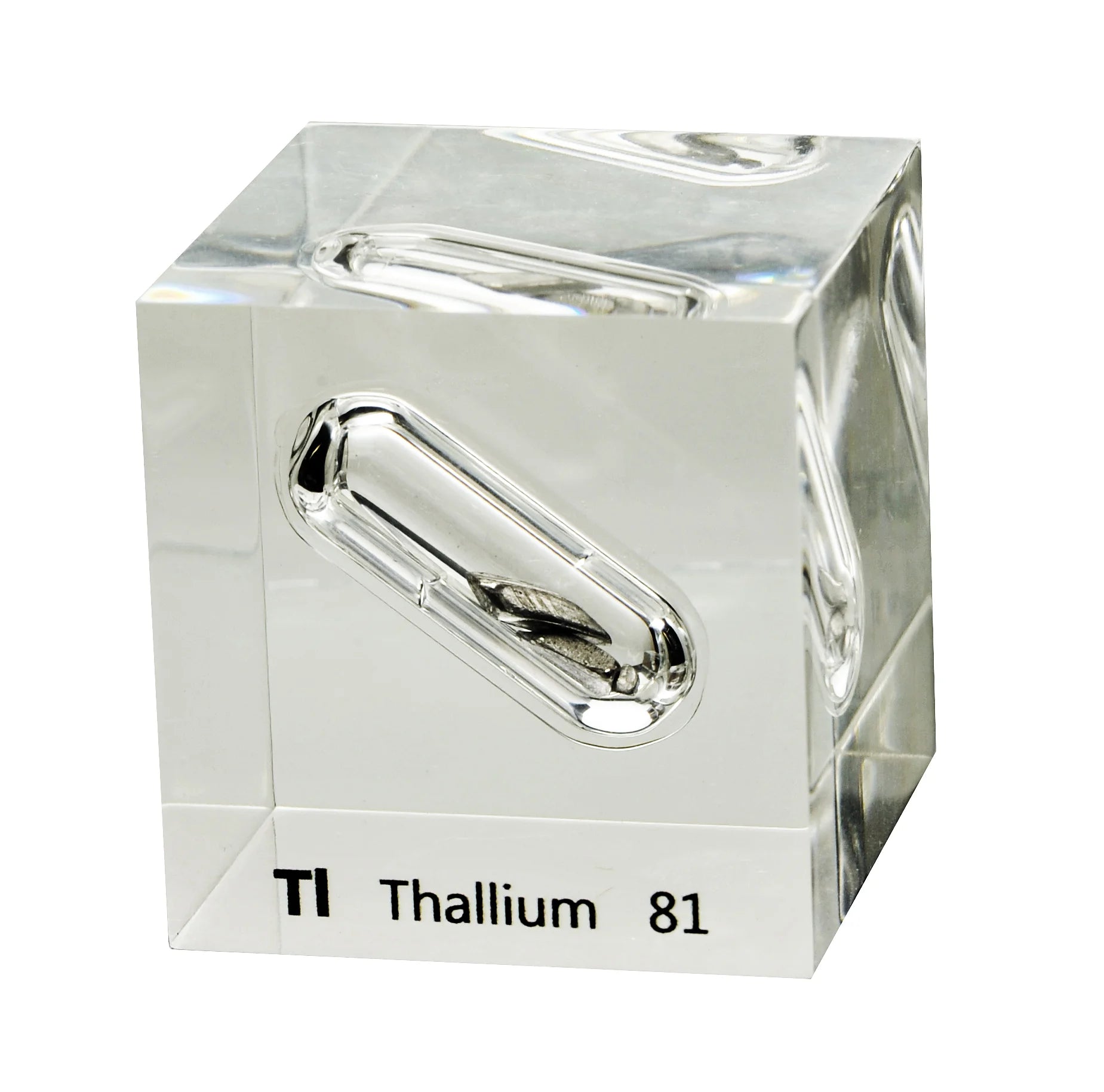 Thallium 50mm Lucite Cube