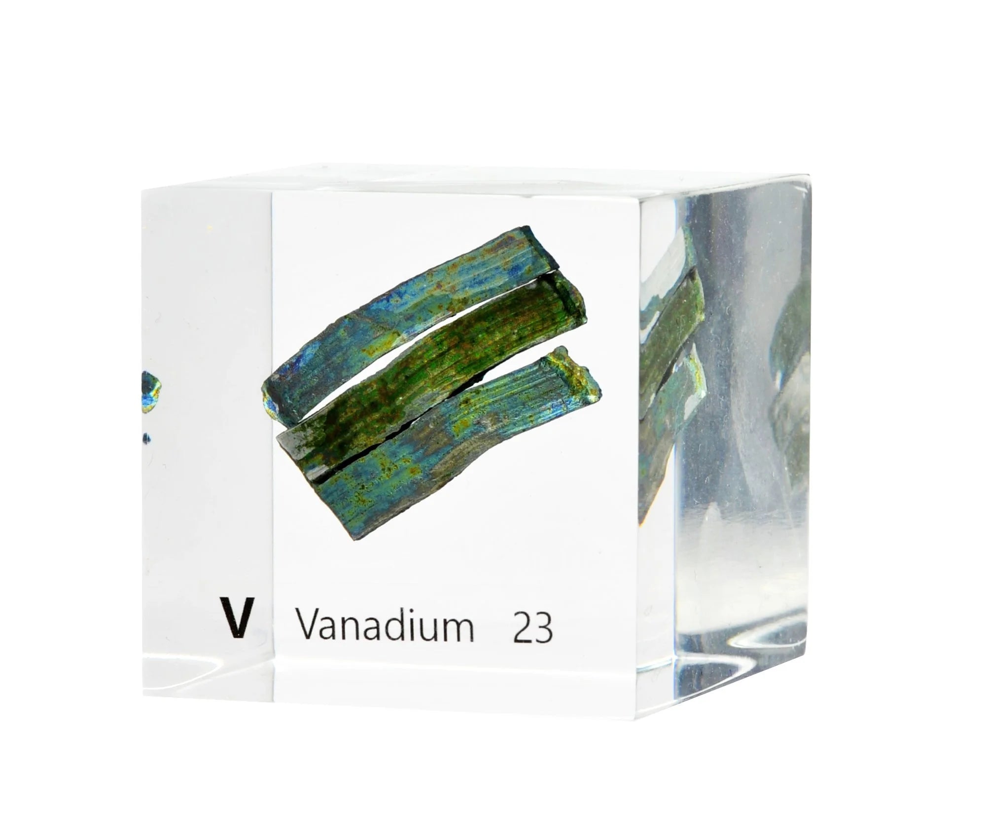 Vanadium 50mm Lucite Cube