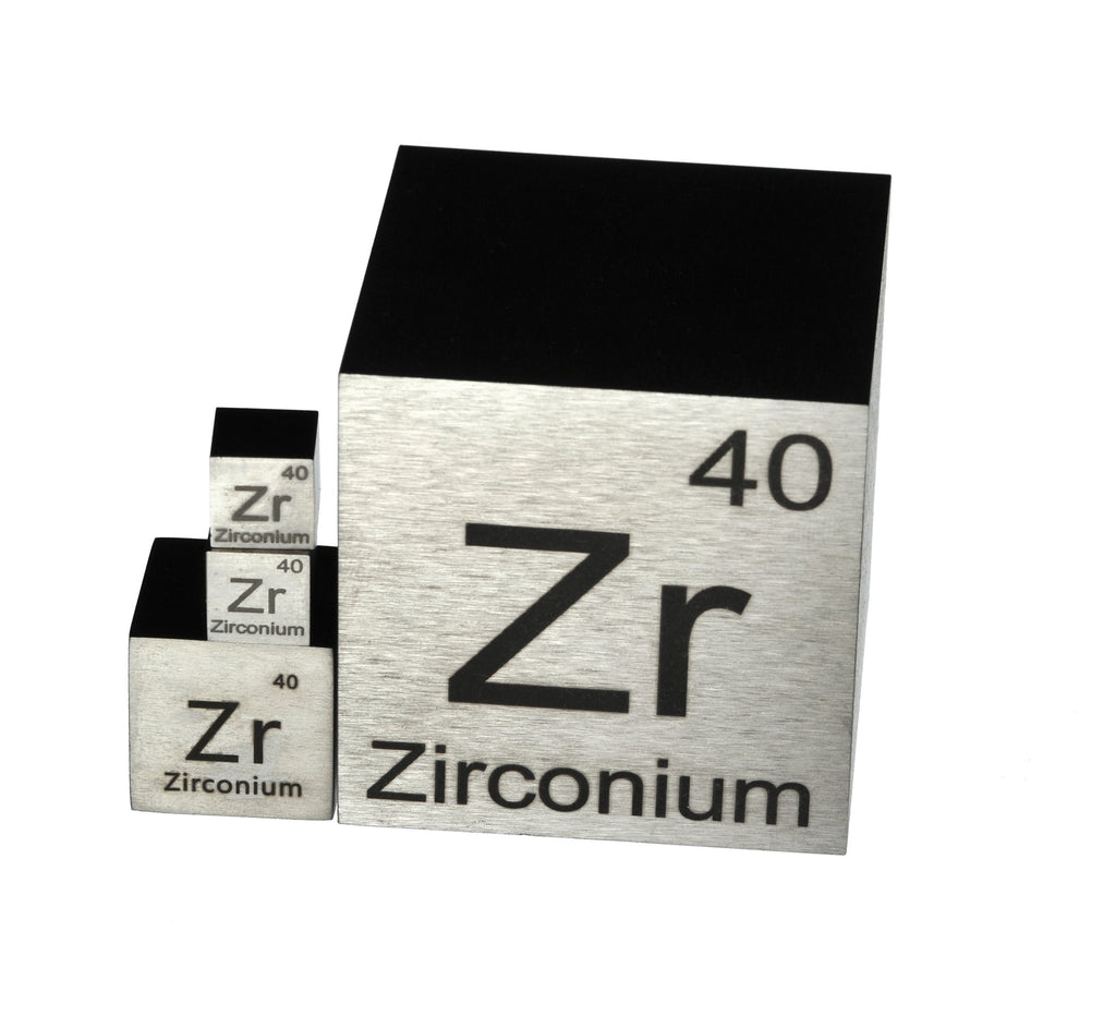 Zirconium Metal Cube 97%