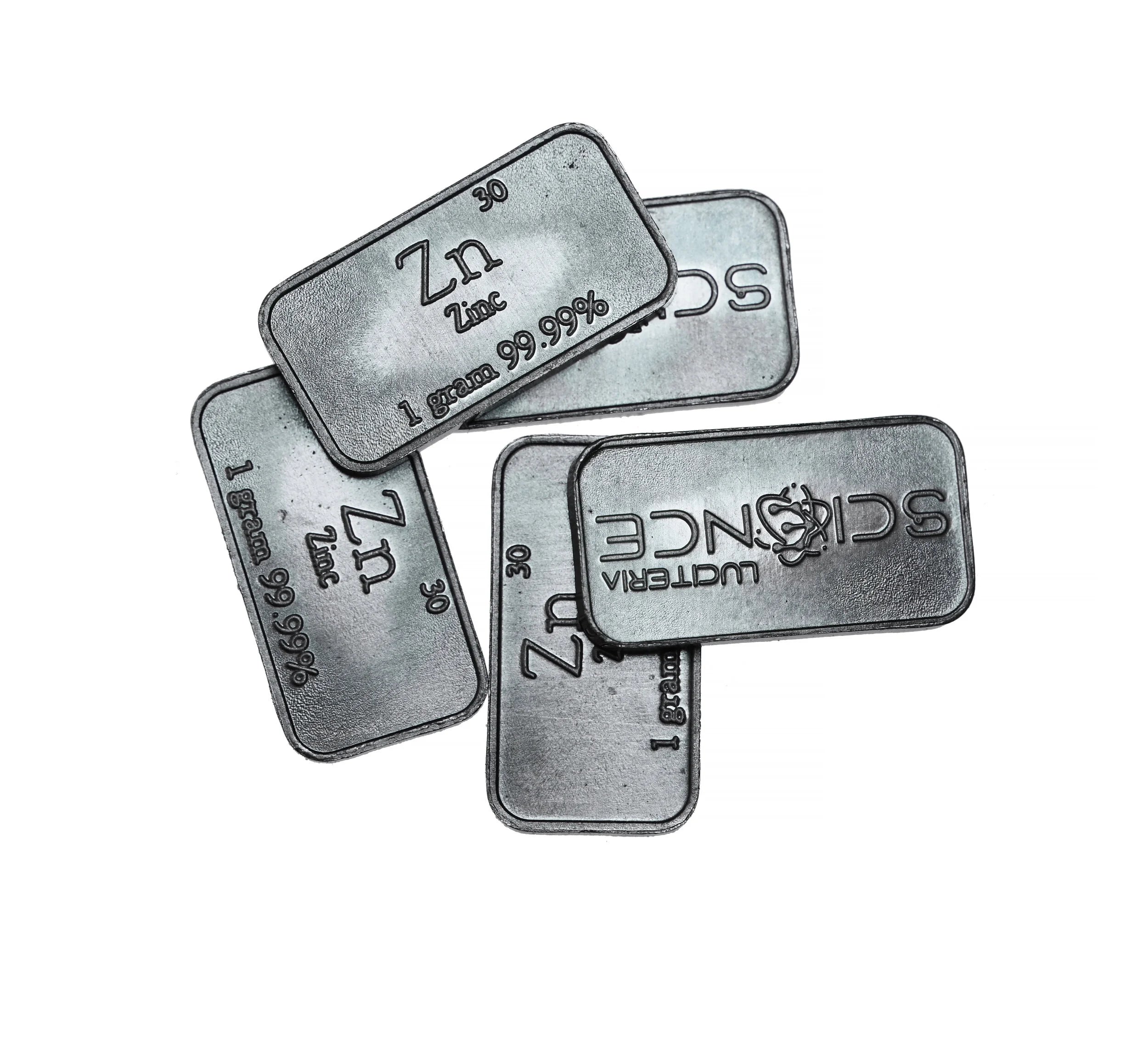 Zinc .999 1 Gram Bars