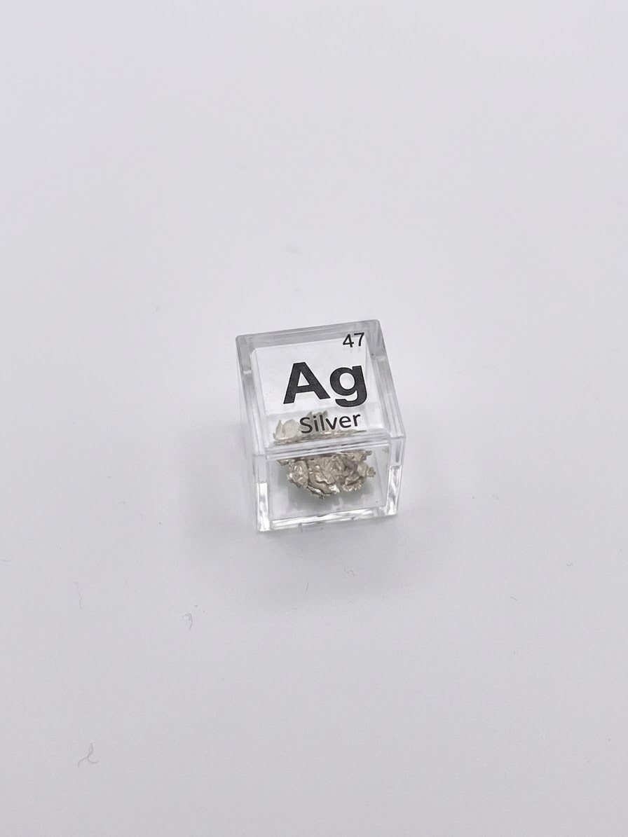 Silver Metal Cube 99.9%