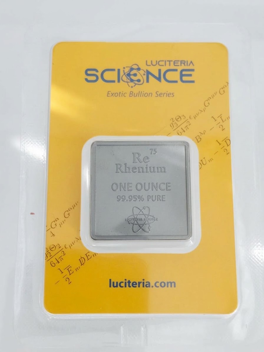 Rhenium .9995 1 oz Bar