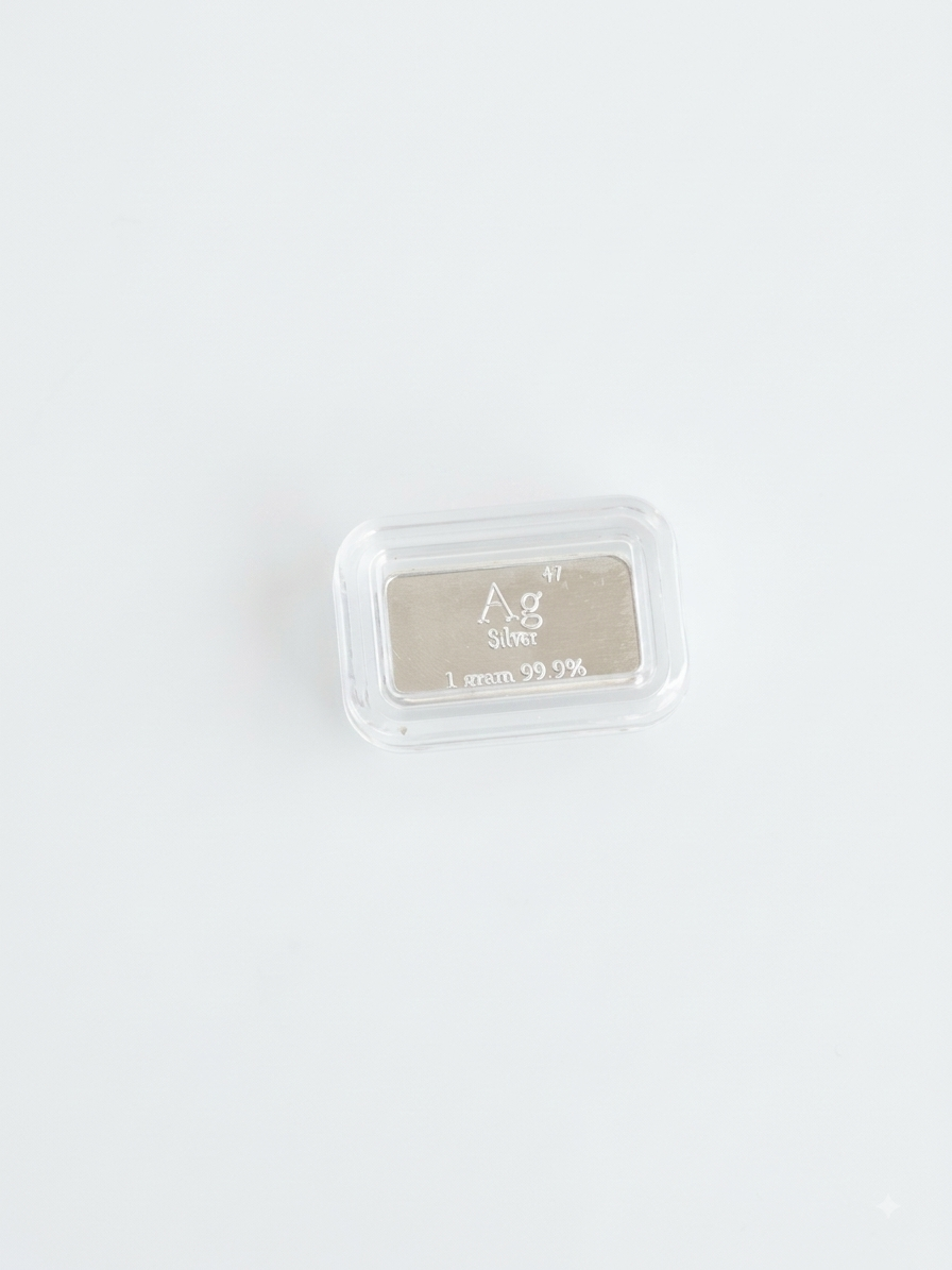 Silver .999 1 Gram Bar